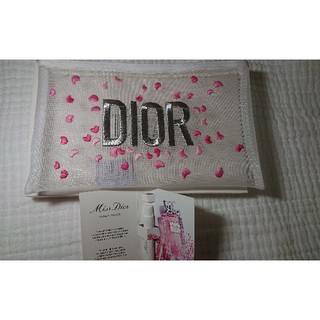 クリスチャンディオール(Christian Dior)の新品 ディオール ポーチ Dior メッシュ ミスディオール ローズ&ローズ(その他)