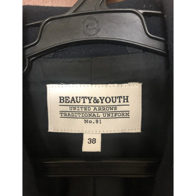 BEAUTY&YOUTH UNITED ARROWS(ビューティアンドユースユナイテッドアローズ)のビューティアンドユース ブレザー ネイビー ジャケット レディースのジャケット/アウター(テーラードジャケット)の商品写真