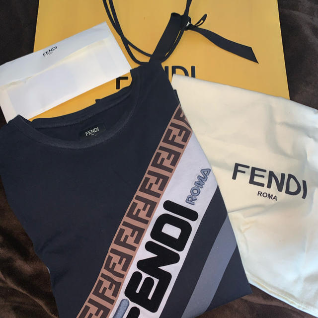即納!最大半額! - FENDI FENDI コラボTシャツ FILA × Tシャツ+