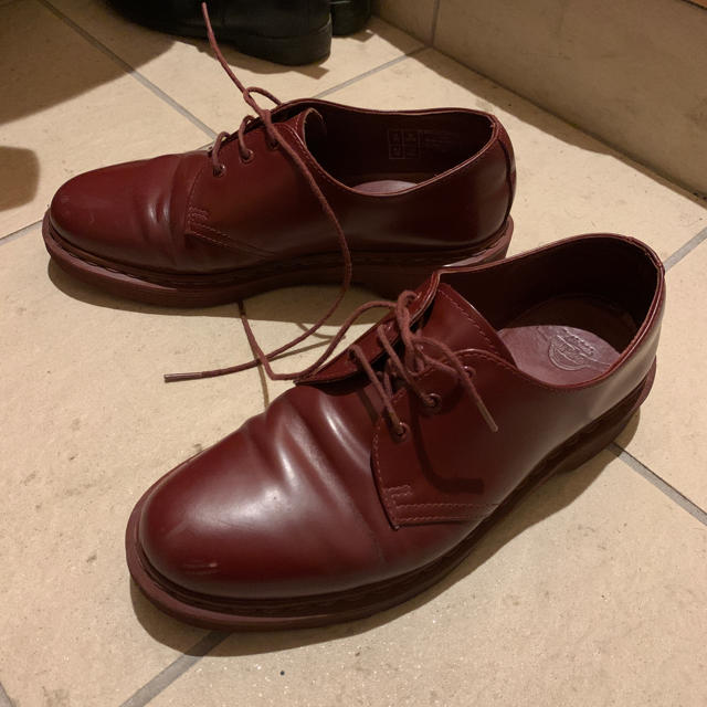 Dr.Martens(ドクターマーチン)の<値下げ>ドクターマーチンDr.Martens 3ホール チェリーレッド　UK8 メンズの靴/シューズ(ブーツ)の商品写真