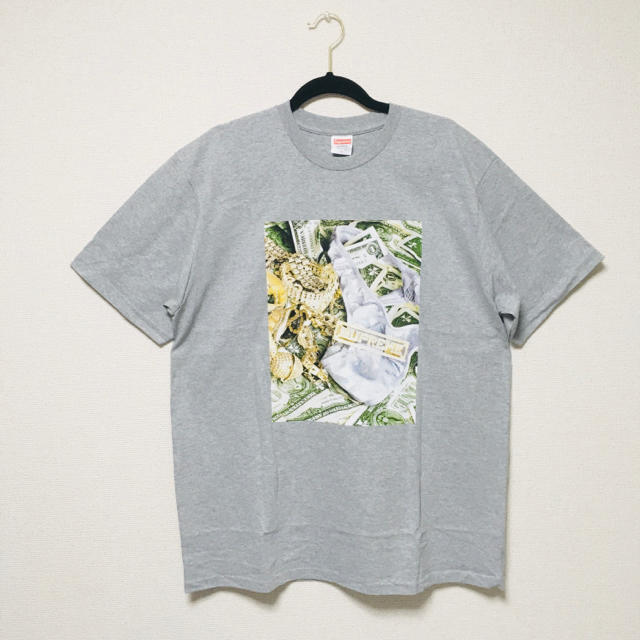 ショップカード付き！Supreme Bling Tee Tシャツ L グレー