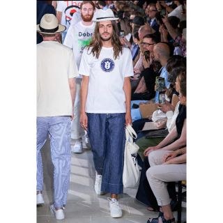 ジュンヤワタナベ(JUNYA WATANABE)の20SS JUNYA MAN 綿　TULIP MUSEUM プリント トート(トートバッグ)