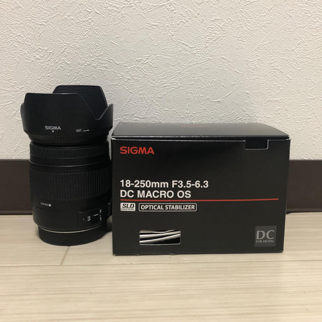 SIGMA 18-250 F3.5-6.3DC MACRO OS/C キャノン-