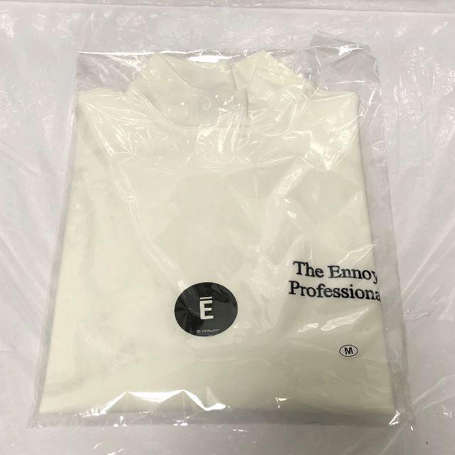 1LDK SELECT(ワンエルディーケーセレクト)の新品 [M] ENNOY エンノイ MOCK NECK TEE WHITE メンズのトップス(Tシャツ/カットソー(七分/長袖))の商品写真