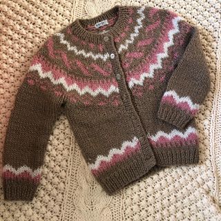 ロキエ(Lochie)のvintage nordic knit cardigan❤︎(カーディガン)