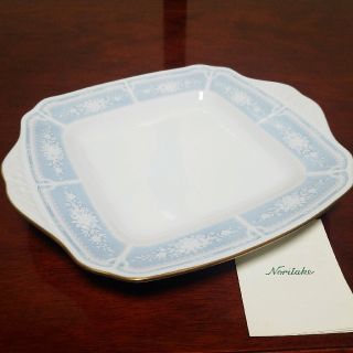 ノリタケ(Noritake)のノリタケ　スクエアプレート　レースウッドゴールド(食器)