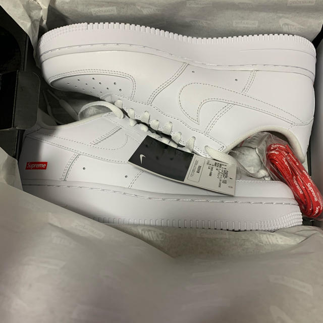 Supreme Nike Air Force 1 Low 白US8 2