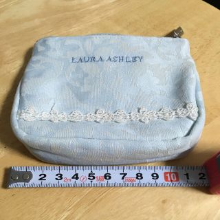 ローラアシュレイ(LAURA ASHLEY)のローラアシュレイ  スカイブルー　ミニポーチ(ポーチ)