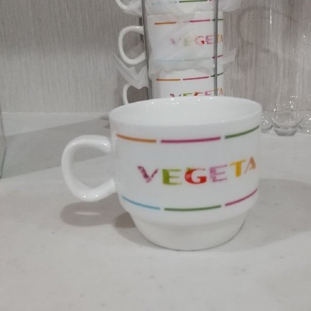 4連マグカップ  非売品 VEGETA インテリア/住まい/日用品のキッチン/食器(グラス/カップ)の商品写真