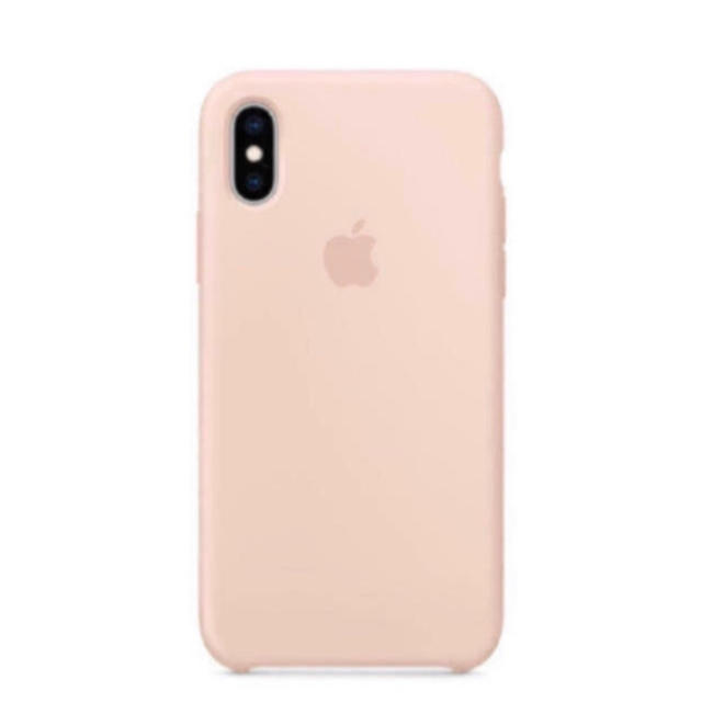 Apple(アップル)のiPhoneXS シリコーンケース　ピンクサンド　新品未開封 スマホ/家電/カメラのスマホアクセサリー(iPhoneケース)の商品写真