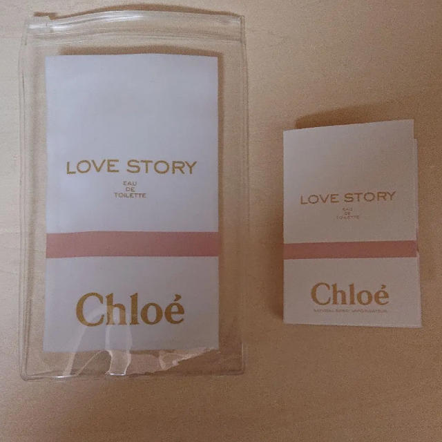 Chloe(クロエ)の＊新品未使用＊ラブストーリー クロエ オードパルファム 香水サンプル コスメ/美容の香水(香水(女性用))の商品写真