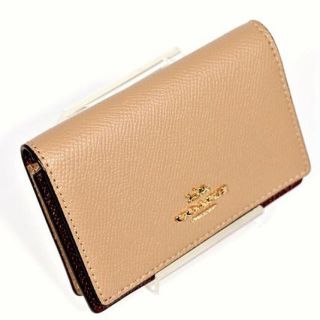 コーチ(COACH)のCOACH コーチ ビジネス カードケース 名刺入れ 87731 ベージュ(名刺入れ/定期入れ)