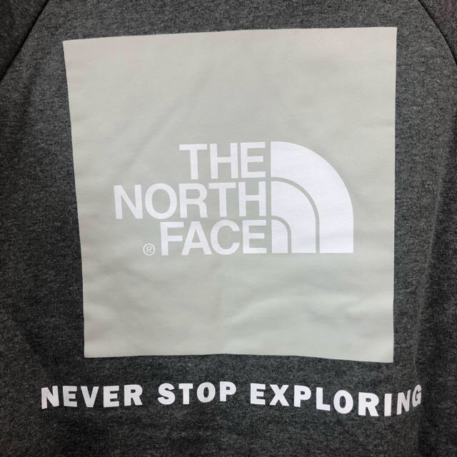 THE NORTH FACE(ザノースフェイス)の日本未発売　ノースフェイス　スクエア　ロゴ　パーカー メンズのトップス(パーカー)の商品写真