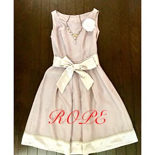 ロペ(ROPE’)の🌹ROPE🌹 結婚式パーティ　お上品ワンピースドレス(ミディアムドレス)