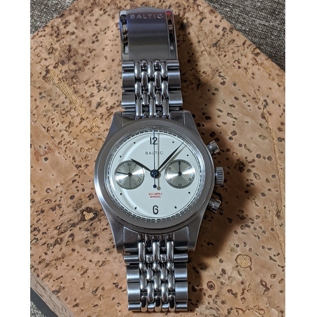 腕時計 手巻 クロノグラフ バルチック baltic watch