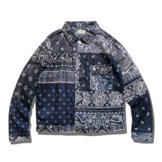 キャピタル(KAPITAL)の(5) kapital ガーゼバンダナパッチワークpt 1st JKT バンダナ(シャツ)