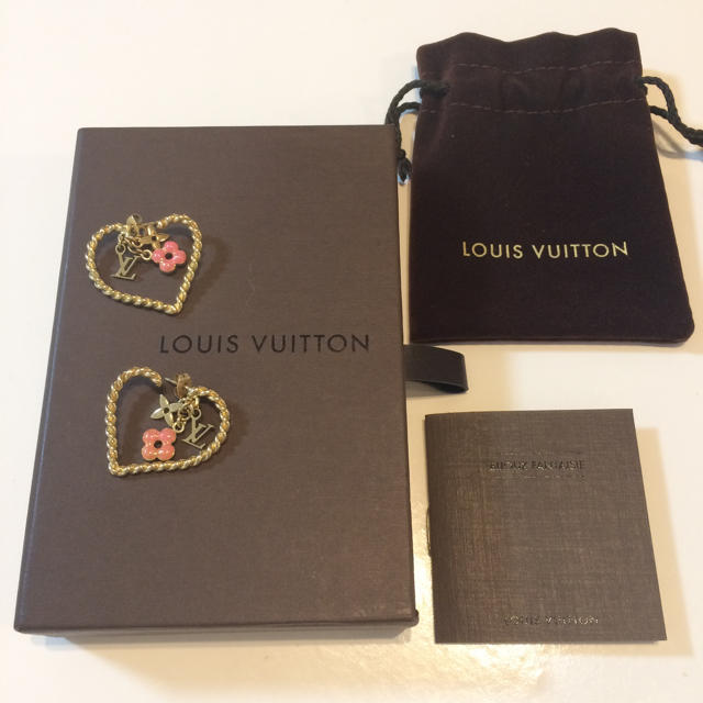 LOUIS VUITTON(ルイヴィトン)の【極美品】ルイヴィトン パンダンティフ  スウィートモノグラム インマイハート  レディースのアクセサリー(ピアス)の商品写真