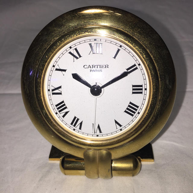 カルティエ  CARTIER  置き時計  アラーム付き