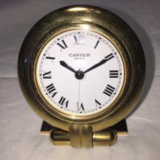 カルティエ(Cartier)のカルティエ  CARTIER  置き時計  アラーム付き(置時計)