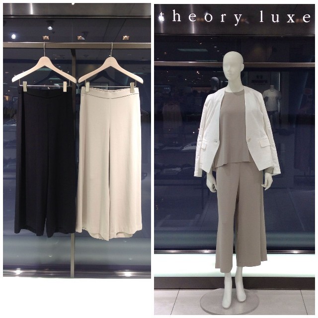 Theory luxe - ☆専用☆ theory luxe☆ワイドクロップドパンツの通販 
