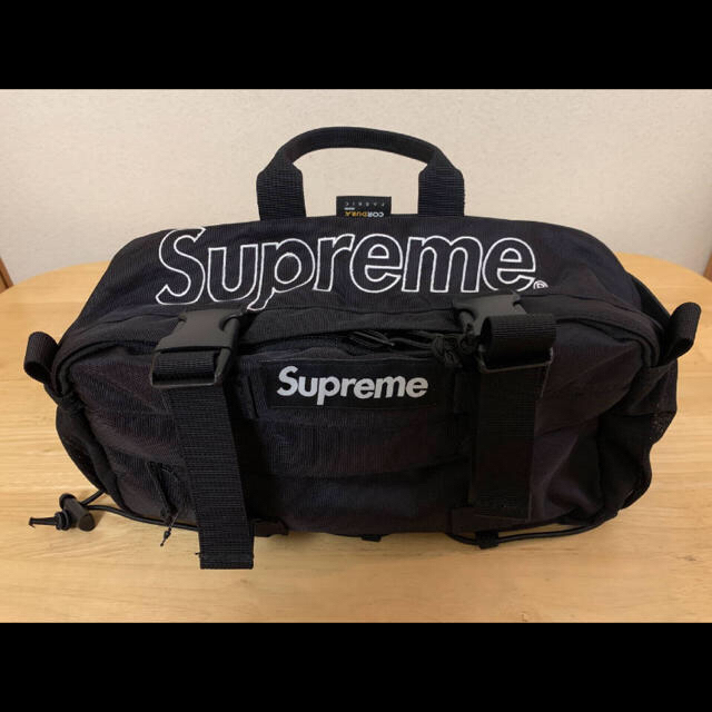 【送料込】Supreme waist bag 2019FW ブラックカラー