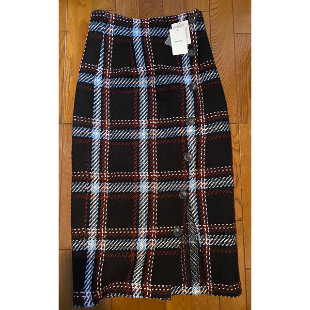 MURUA(ムルーア)の期間限定お値下げ中 MURUA タイトスカート　チェックスカート レディースのスカート(ロングスカート)の商品写真