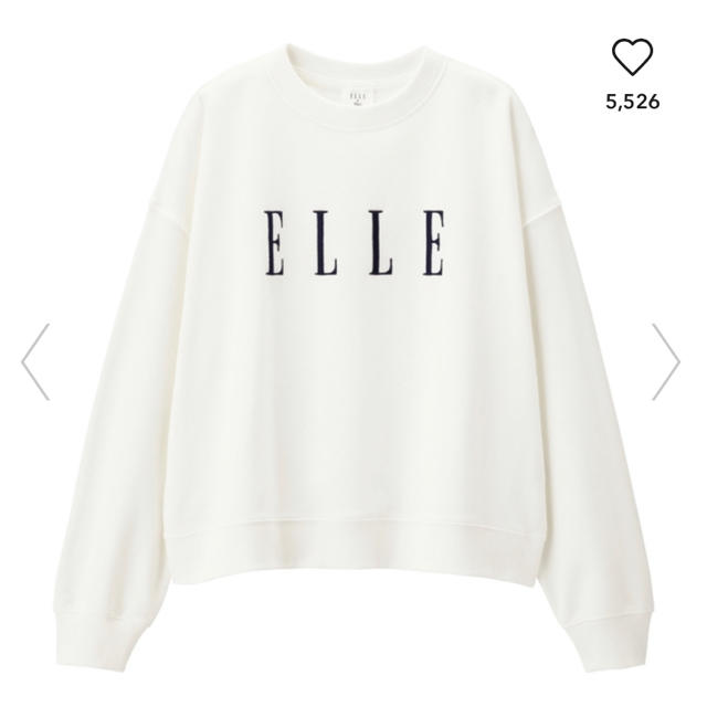 GU(ジーユー)のelleコラボスウェット レディースのトップス(トレーナー/スウェット)の商品写真