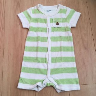 ベビーギャップ(babyGAP)の半袖　ロンパース  70cm(カバーオール)