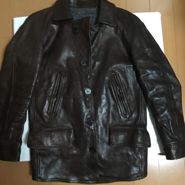 RRL(ダブルアールエル)のヴィンテージカーコート メンズのジャケット/アウター(レザージャケット)の商品写真
