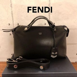 フェンディ(FENDI)のFENDI  フェンディ 20万 バイザウェイ ボストンバッグ スモール 黒(ハンドバッグ)