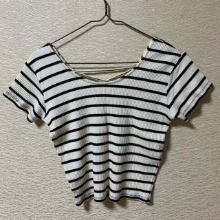 ジェイダ(GYDA)のGYDA レースアップニット(Tシャツ(半袖/袖なし))