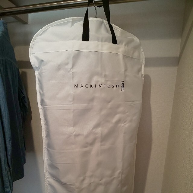MACKINTOSH(マッキントッシュ)のマッキントッシュ ゴム引きハーフコート BK美品 38 クリーニング券付き メンズのジャケット/アウター(ステンカラーコート)の商品写真