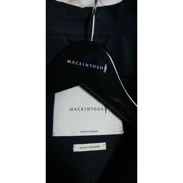 MACKINTOSH(マッキントッシュ)のマッキントッシュ ゴム引きハーフコート BK美品 38 クリーニング券付き メンズのジャケット/アウター(ステンカラーコート)の商品写真