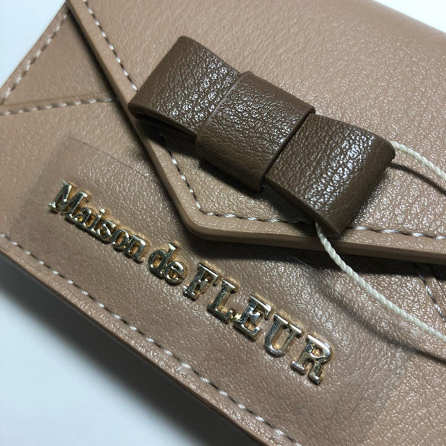 Maison de FLEUR(メゾンドフルール)のメゾンドフルール  レター型フラグメントケース レディースのファッション小物(財布)の商品写真