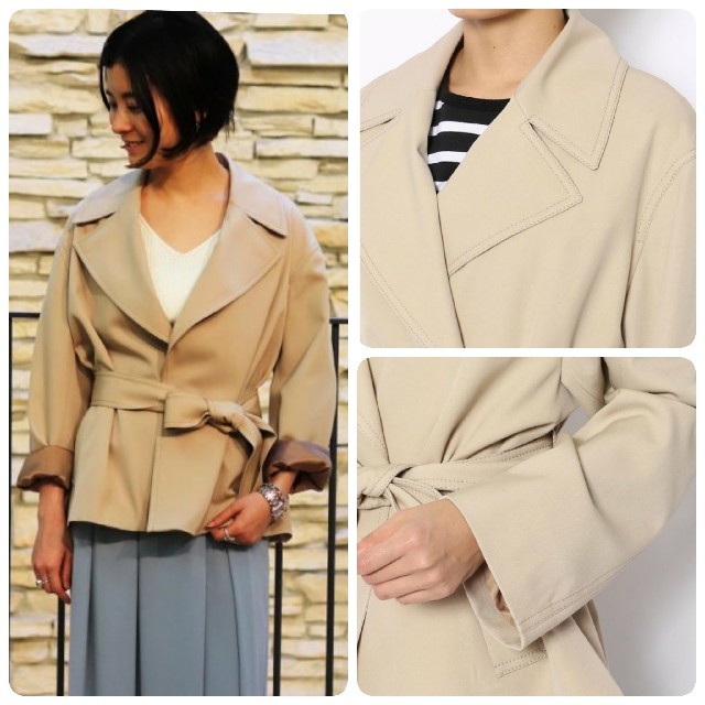 ◆幻◆ 希少新品 定価4.1万円 トゥモローランド ギャバトレンチコート