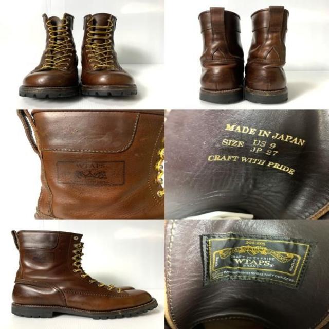 【H】WTAPS 09AW BEETLE BOOTS 27cm 3
