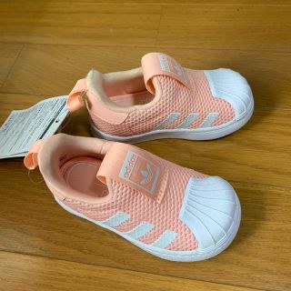 アディダス(adidas)の新品　スーパースター　12cm (スリッポン)