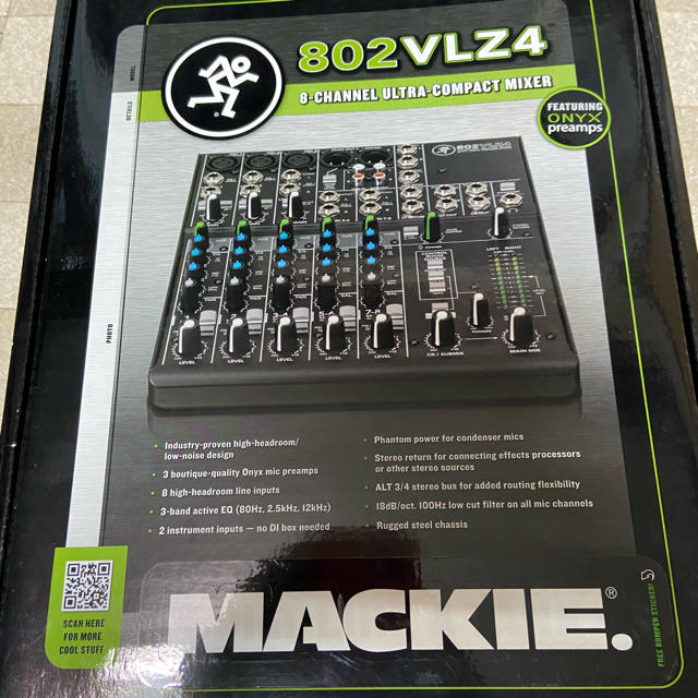 MACKIE(マッキー)　コンパクトミキサー　802-VLZ4