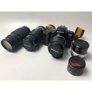 ニコン(Nikon)の【フルセット】Nikon　F-601　望遠レンズ 200mm【ジャンク】(デジタル一眼)