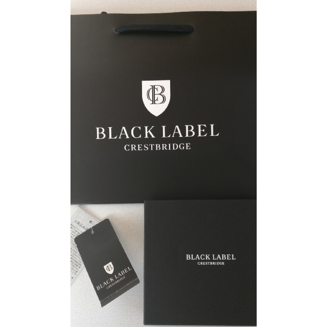 新品 BLACK LABEL  財布 ギフトボックス ショップ袋 タグ 4点