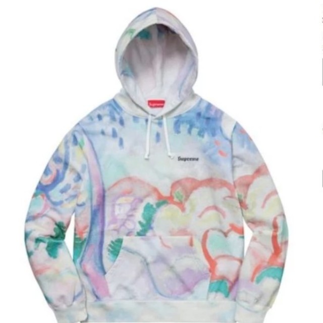 18ss supreme Landscape Hooded Sweatshirt