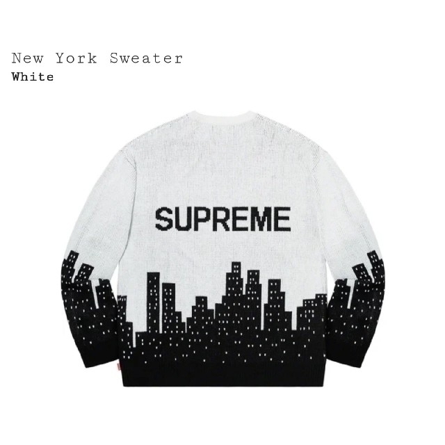 supreme New York Sweater スウェット L