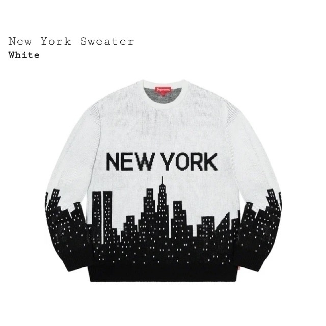 supreme New York Sweater スウェット L supreme New York Sweater スウェット L