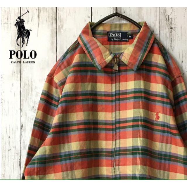 POLO RALPH LAUREN(ポロラルフローレン)の【お洒落ブルゾン】ポロバイラルフローレン タータンチェック柄 スイングトップ メンズのジャケット/アウター(ブルゾン)の商品写真