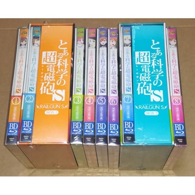 新品 とある科学の超電磁砲S Blu-ray 初回全8巻＋全2巻