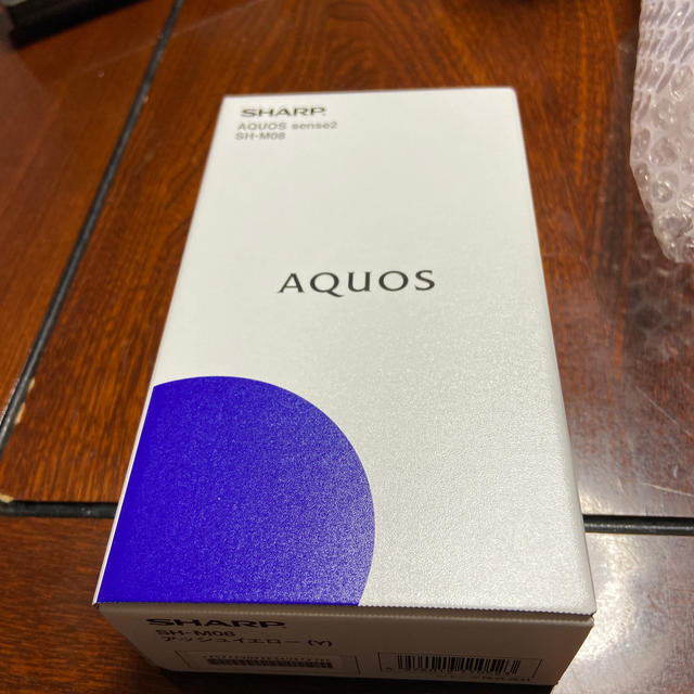 SHARP AQUOS sense2 SH-M08 アッシュイエロー