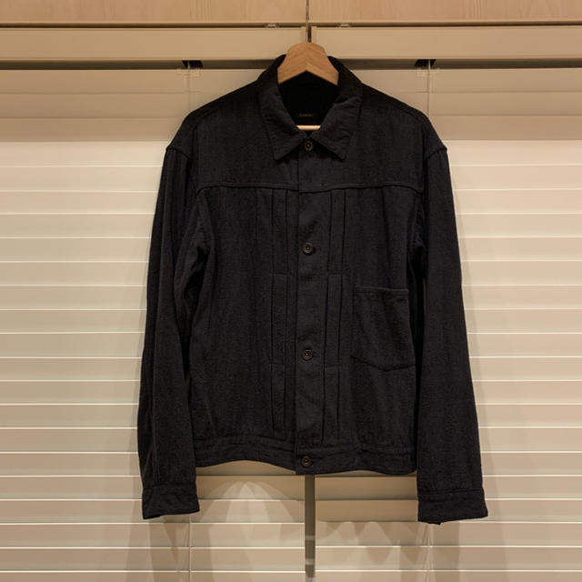 COMOLI - COMOLI シルクネップ TYPE-1st 2020春夏 新作 ブラック 2の COMOLI - COMOLI シルクネップ TYPE-1st 2020春夏 新作 ブラック 2の