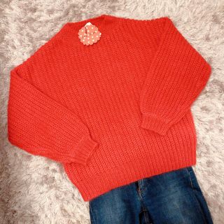 ドットアンドストライプスチャイルドウーマン(Dot&Stripes CHILDWOMAN)のドットアンドストリッパー♡ざっくりニット(ニット/セーター)