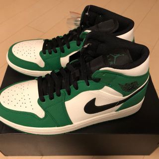 ナイキ(NIKE)のAIR JORDAN 1 MID SE PINE GREEN(スニーカー)