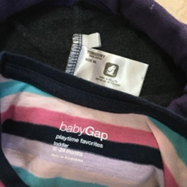 babyGAP(ベビーギャップ)の90cm 上下セット売り キッズ/ベビー/マタニティのキッズ服女の子用(90cm~)(Tシャツ/カットソー)の商品写真